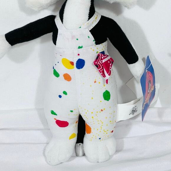 Looney Tunes Sylvester the Cat Painters Outfit Plush Vintage 1998 10" New w Tags - Picture 3 of 10
